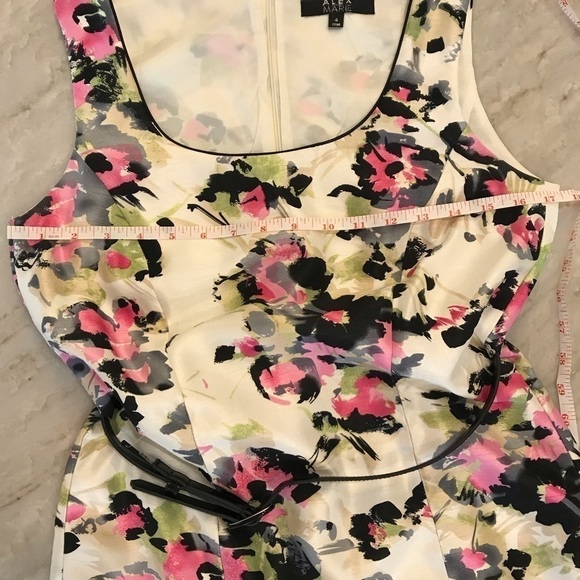 ALEX MARIE Sleeveless Floral Dress women’s SZ 4 - Picture 10 of 15